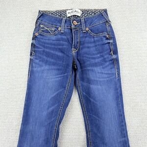 Ariat REAL Nadia Jeans Women's 25L Perfect Rise Straight Leg Stretch Western